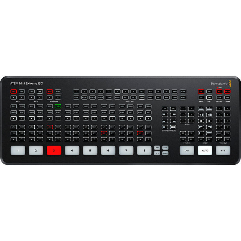 Blackmagic Design ATEM Mini Extreme ISO HDMI Live Stream Switcher (Video Mixer)