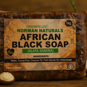 African Black Soap  1 kg Bars